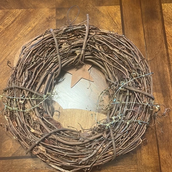 Handmade “Jesus is the Reason” 12” grapevine wreath - Picture 4 of 4